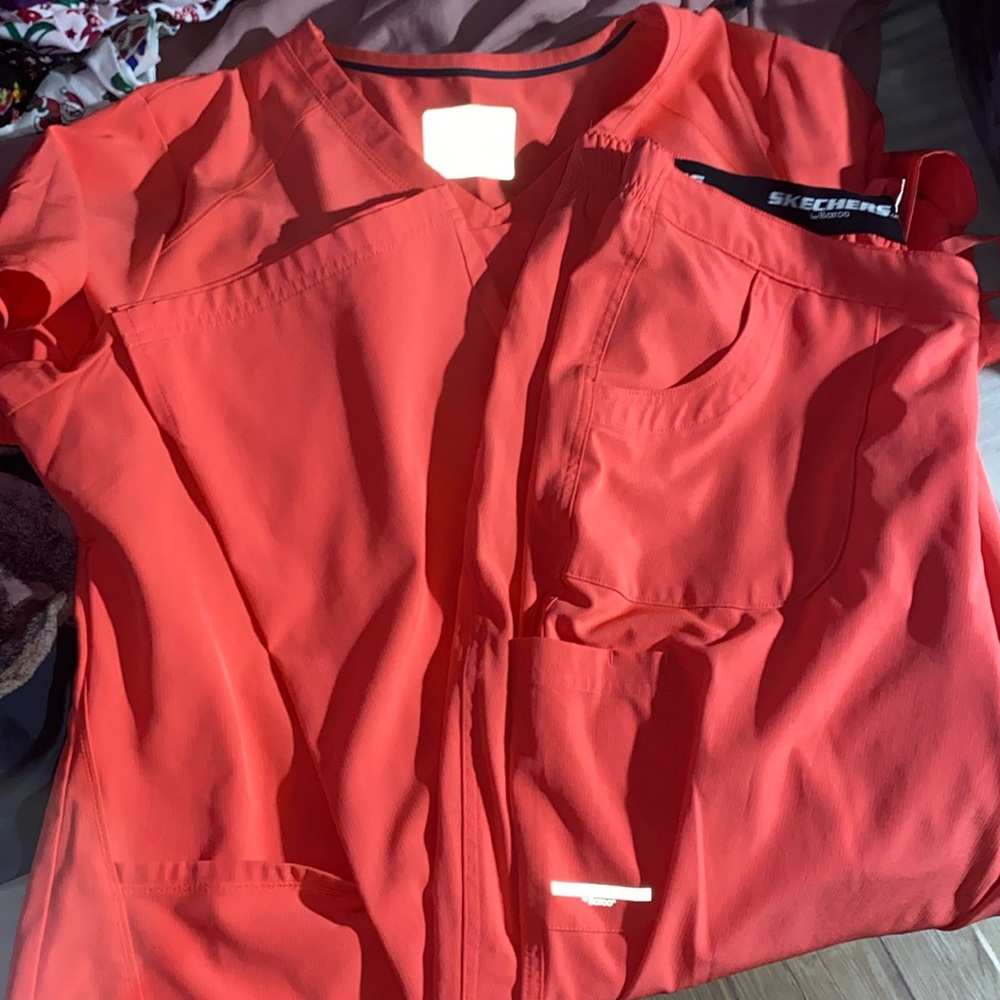 Women’s Neon Orange scrub set